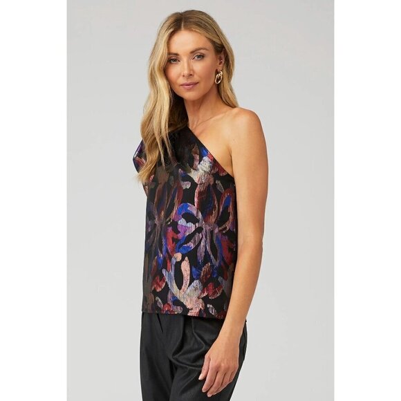 Sabina Musayev Shimmer Top in Black Small Womens Blouse - Picture 11 of 13